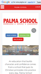 Mobile Screenshot of palmaschool.org